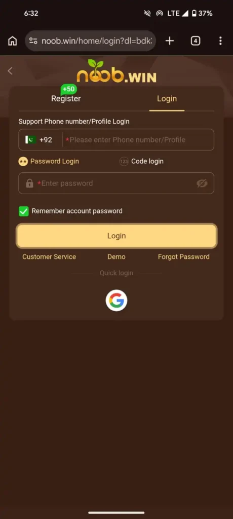 Noob Login